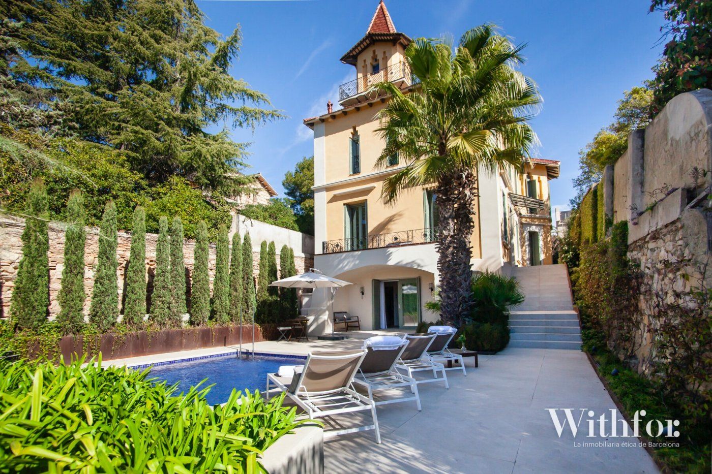 Terrace of House or chalet to rent in  Barcelona Capital  with Air Conditioner, Heating and Private garden