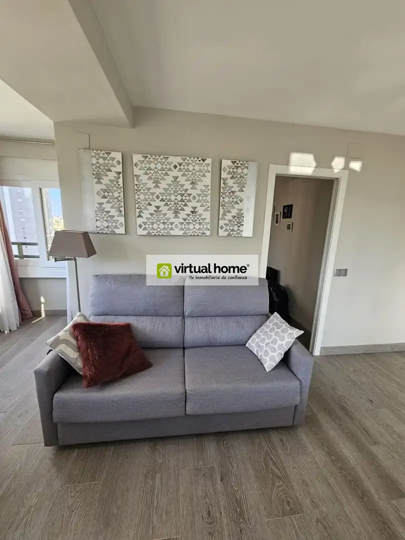 Wohnzimmer von Wohnung zum Verkauf in Benidorm mit Klimaanlage, Terrasse und Möbliert