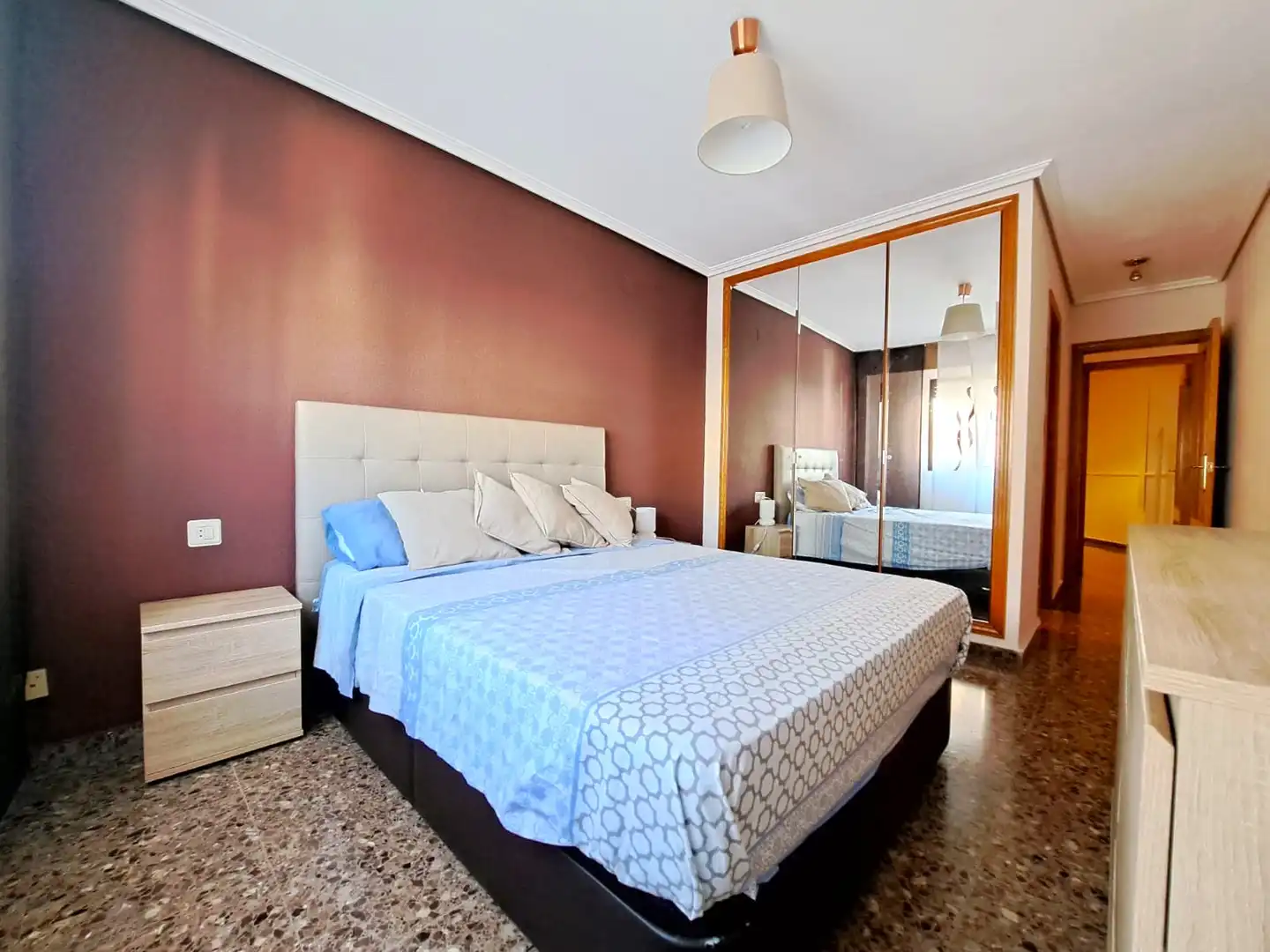 Bedroom of Flat for sale in Torrent  with Air Conditioner, Heating and Furnished