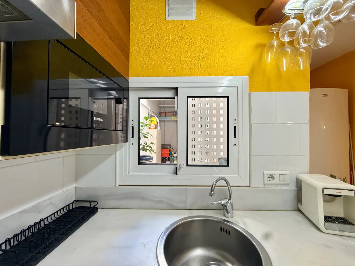 Cocina de Casa adosada en venta en Barcelona con Aire acondicionado, Calefacción y Parquet