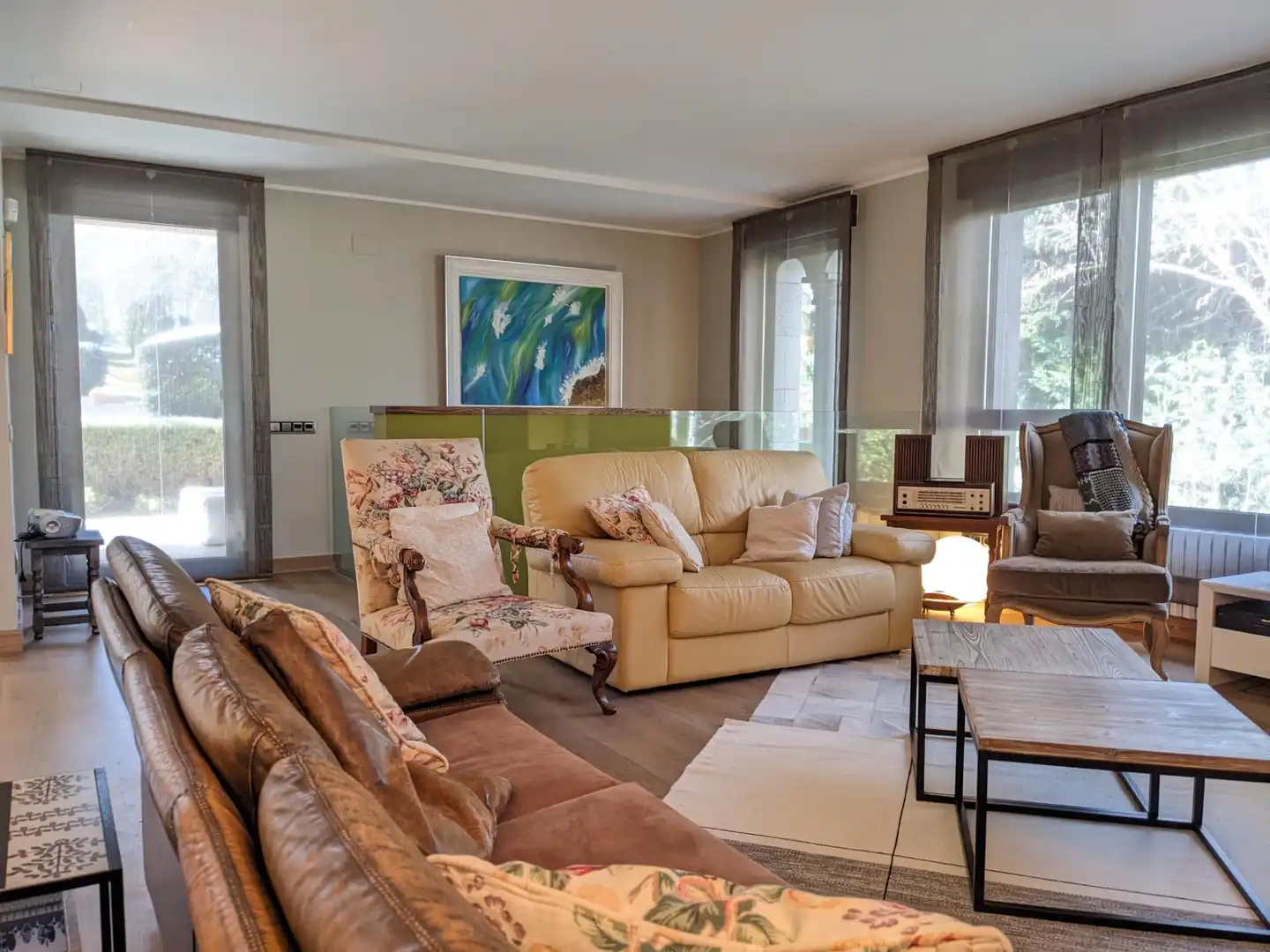 Sala de estar de Casa o chalet en venta en Ayegui / Aiegi con Aire acondicionado, Jardín privado y Terraza