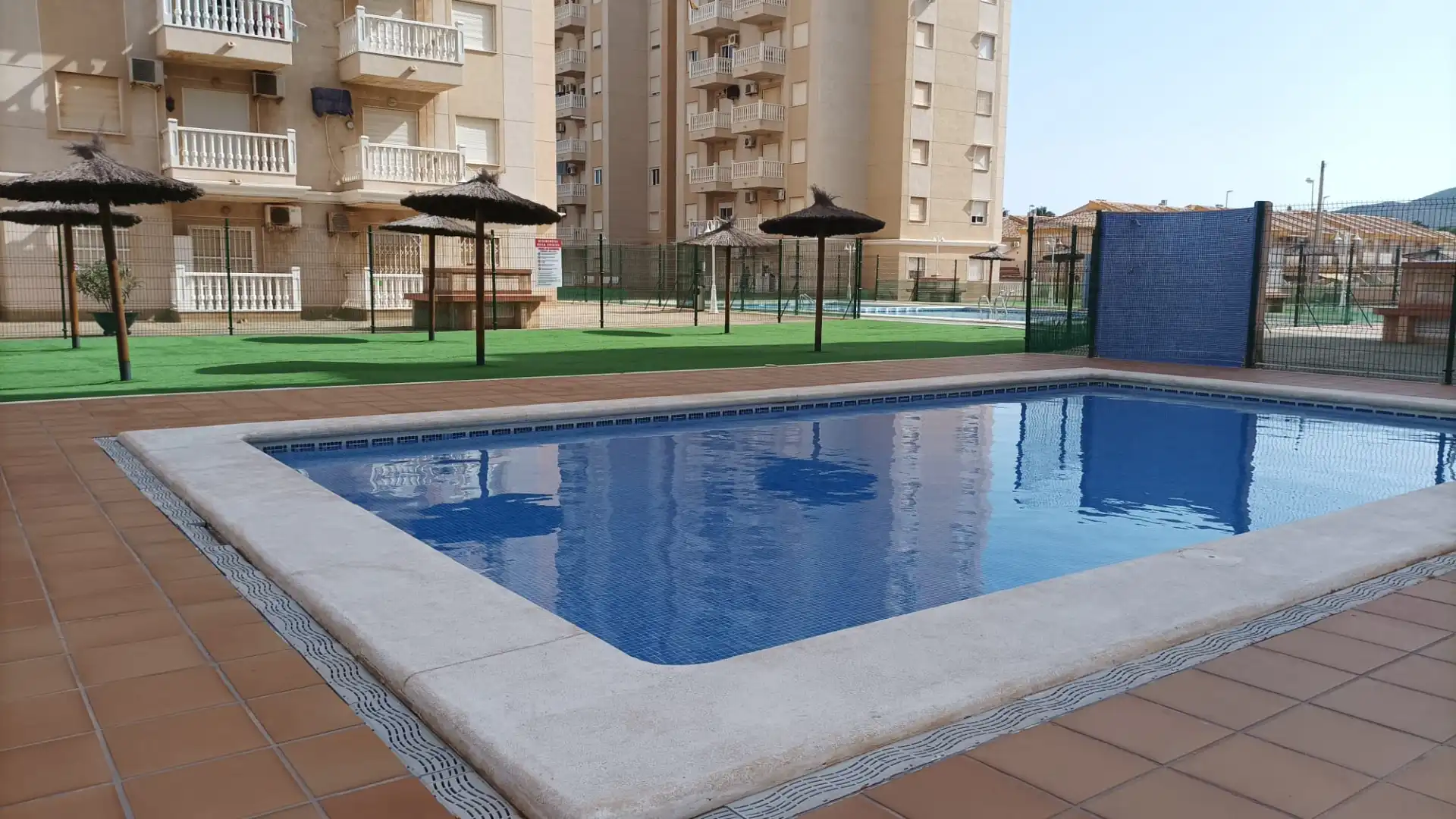 Swimming pool of Flat for rent in Cartagena  with Furnished, Oven and Washing machine