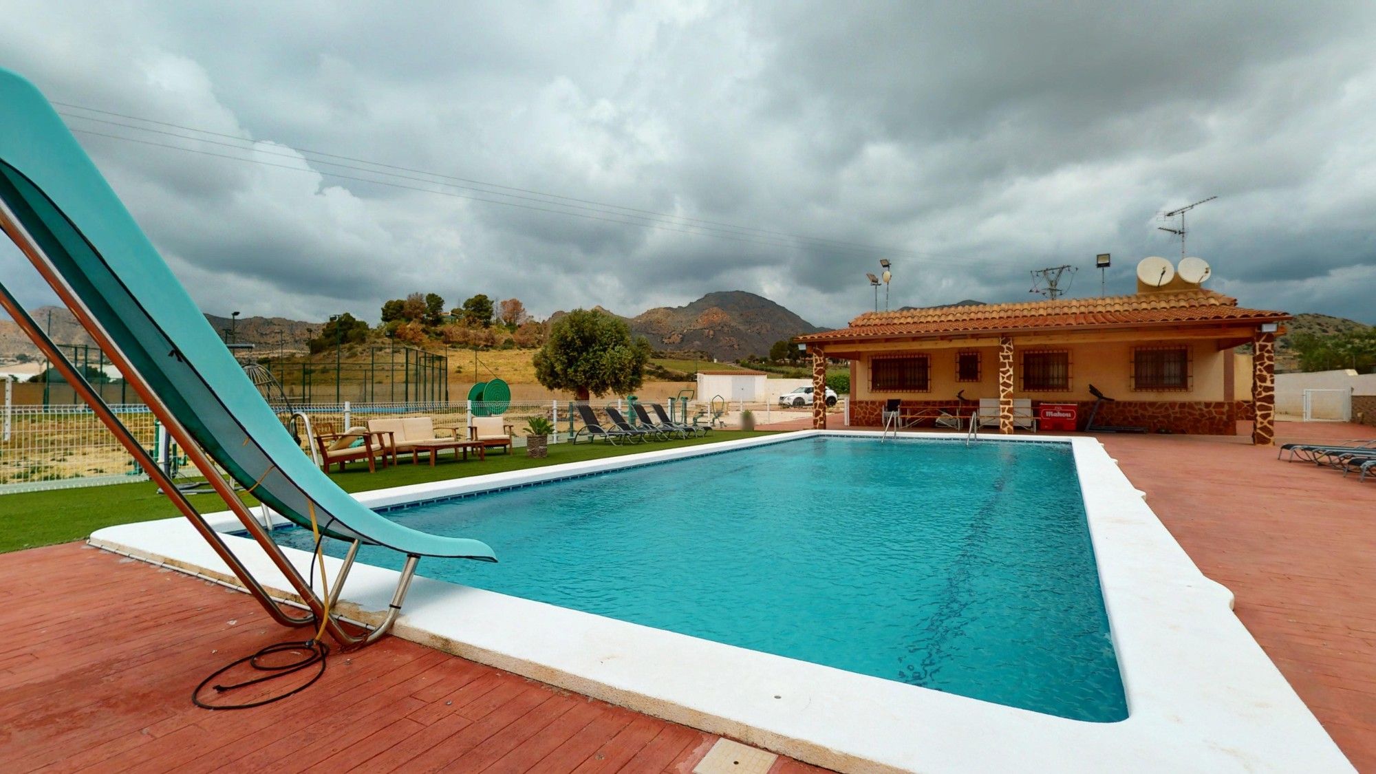Swimming pool of Country house for sale in Águilas  with Air Conditioner, Private garden and Terrace