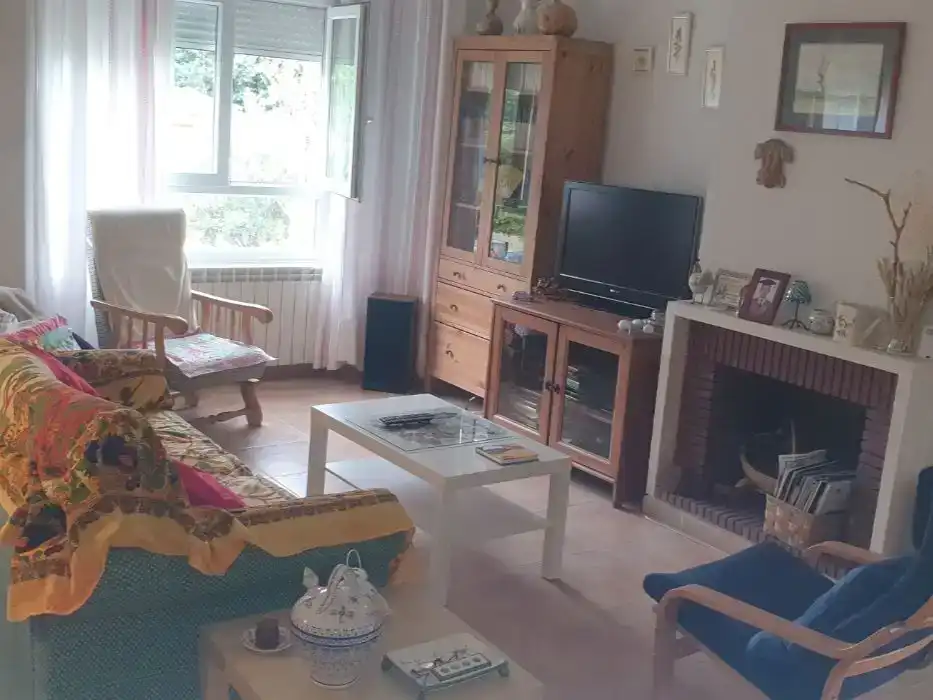 Living room of Houses for sale in Valdemanco, Madrid