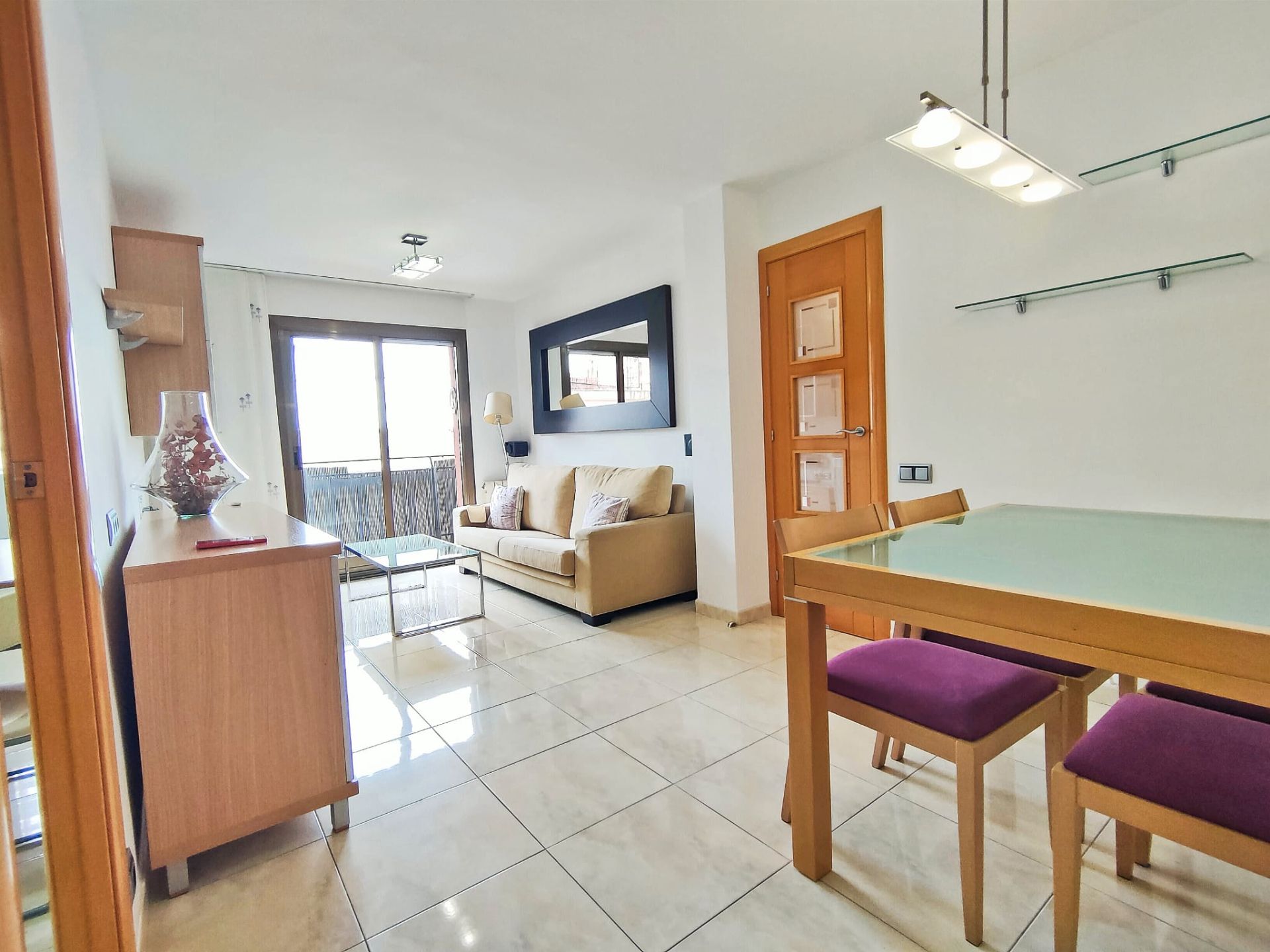Living room of Flat to rent in  Barcelona Capital  with Air Conditioner, Heating and Furnished