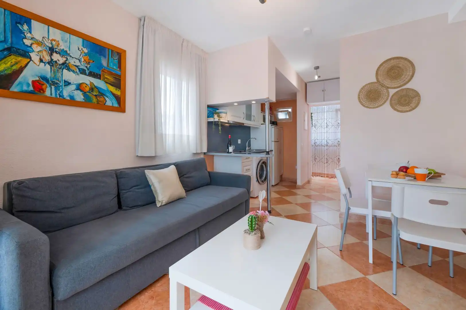Living room of Apartments for rent in Benalmádena  with Air Conditioner, Heating and Furnished