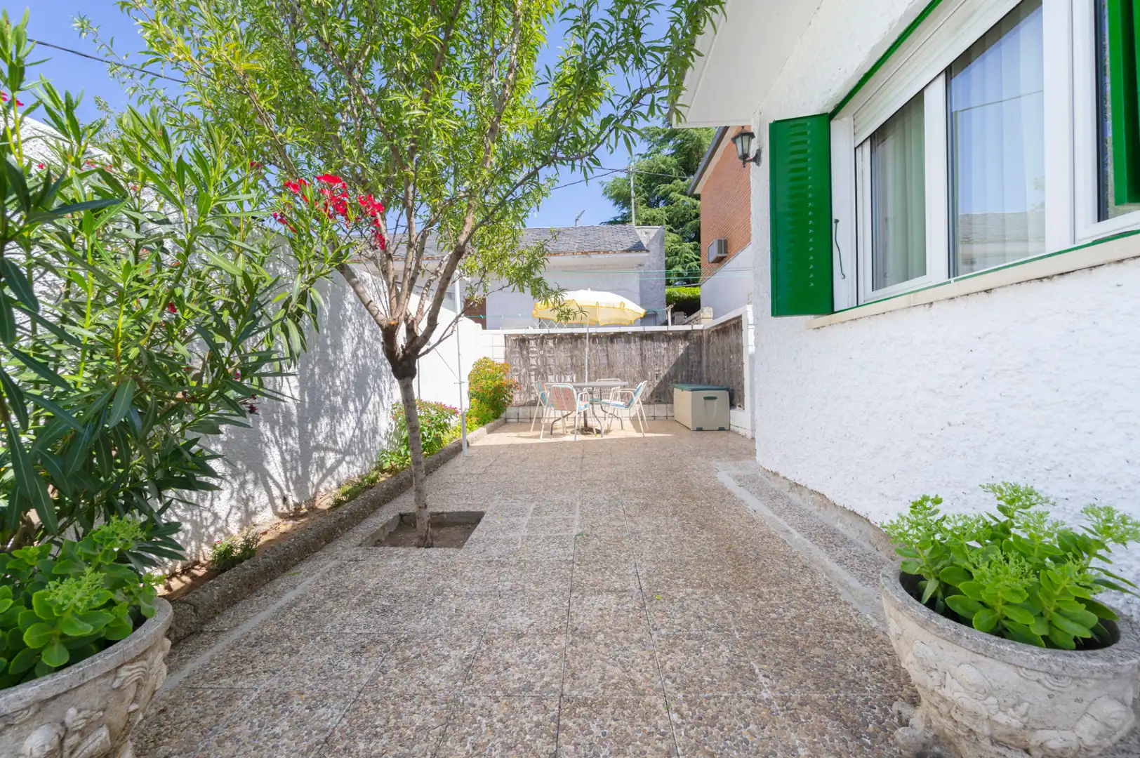 Garden of Houses for sale in Colmenar Viejo  with Heating, Private garden and Parquet flooring