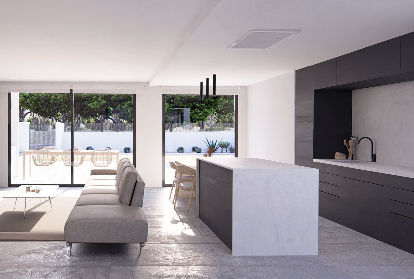 Cuina de Casa o xalet en venda en Igualada amb Aire condicionat, Calefacció i Jardí privat