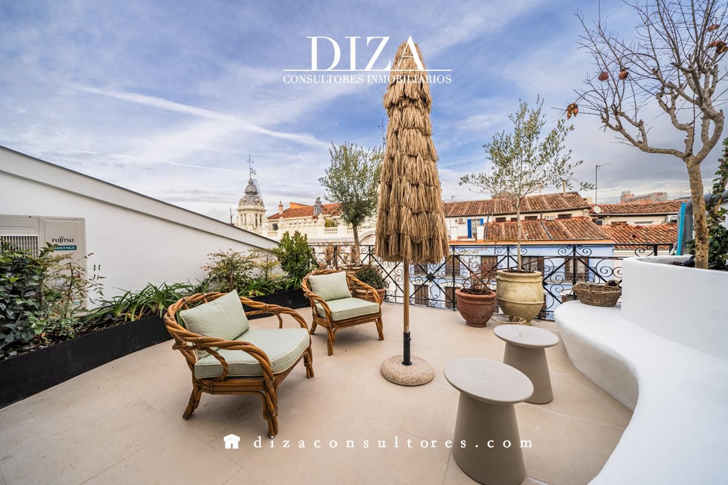 Terrassa de Dúplex en venda en  Madrid Capital amb Aire condicionat, Calefacció i Terrassa