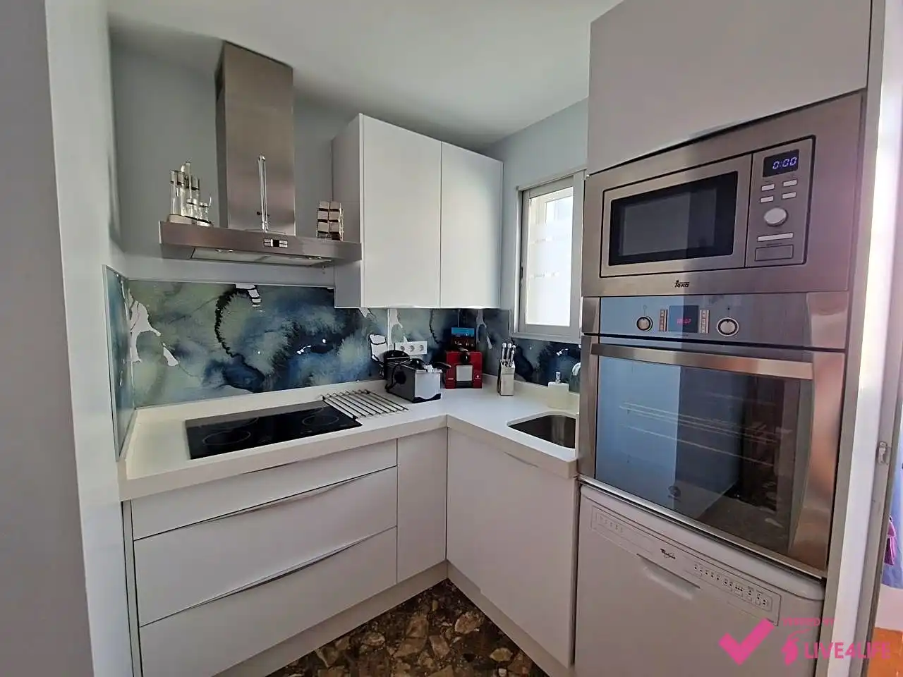 Cocina de Piso de alquiler en Sevilla con Aire acondicionado, Calefacción y Terraza