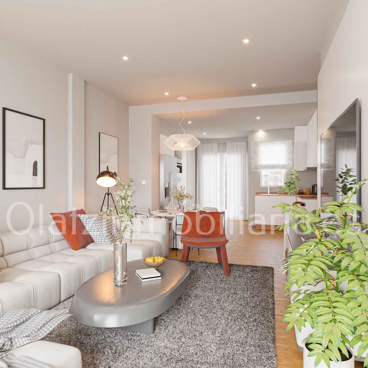 Living room of Flat for sale in Zalla   with Terrace and Balcony