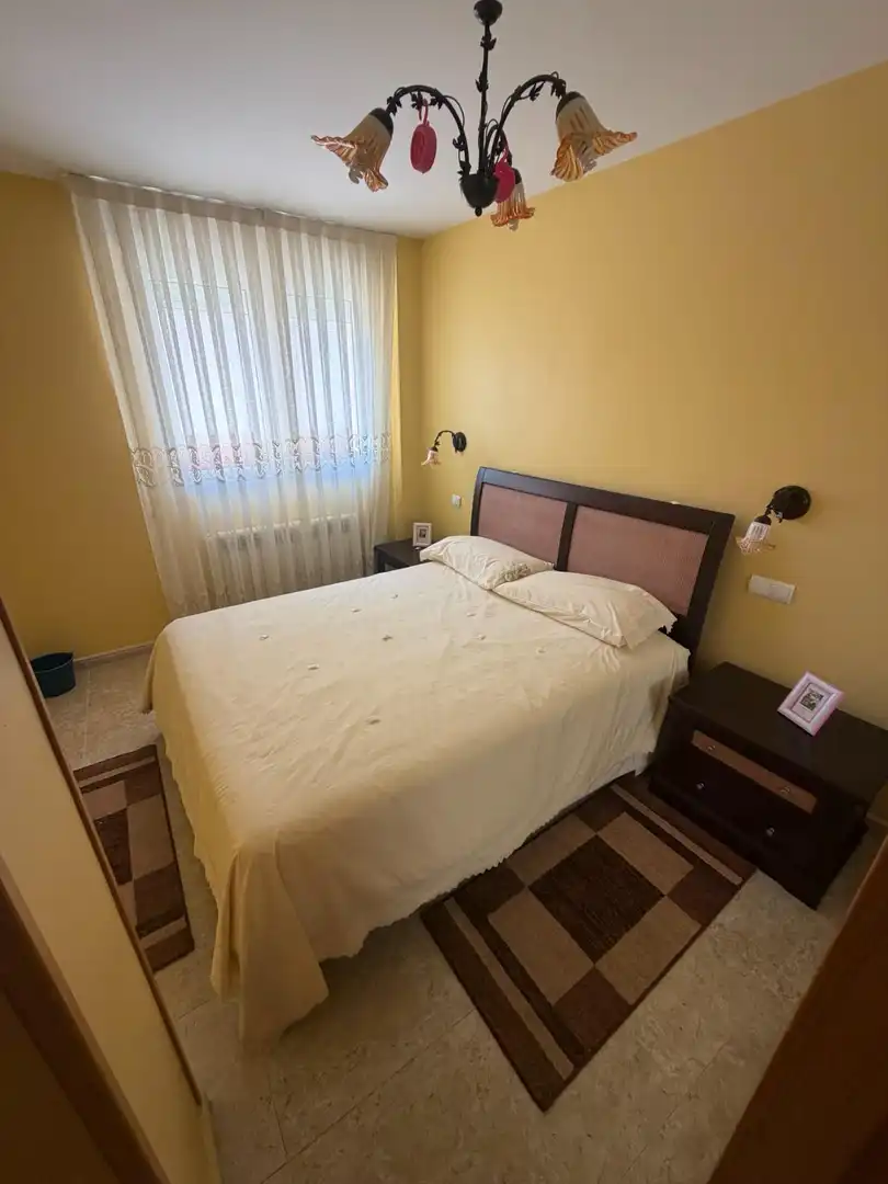 Bedroom of Flat for sale in Fuensaldaña  with Heating, Terrace and Furnished