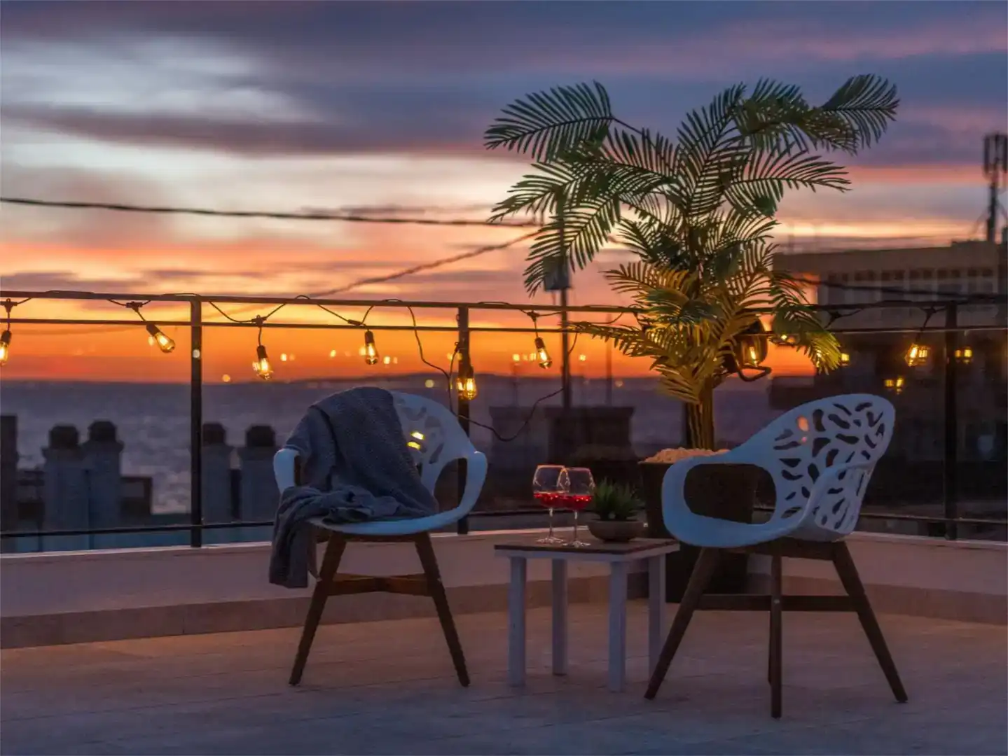 Terrace of Commercial properties for sale in Santa Pola  with Air Conditioner