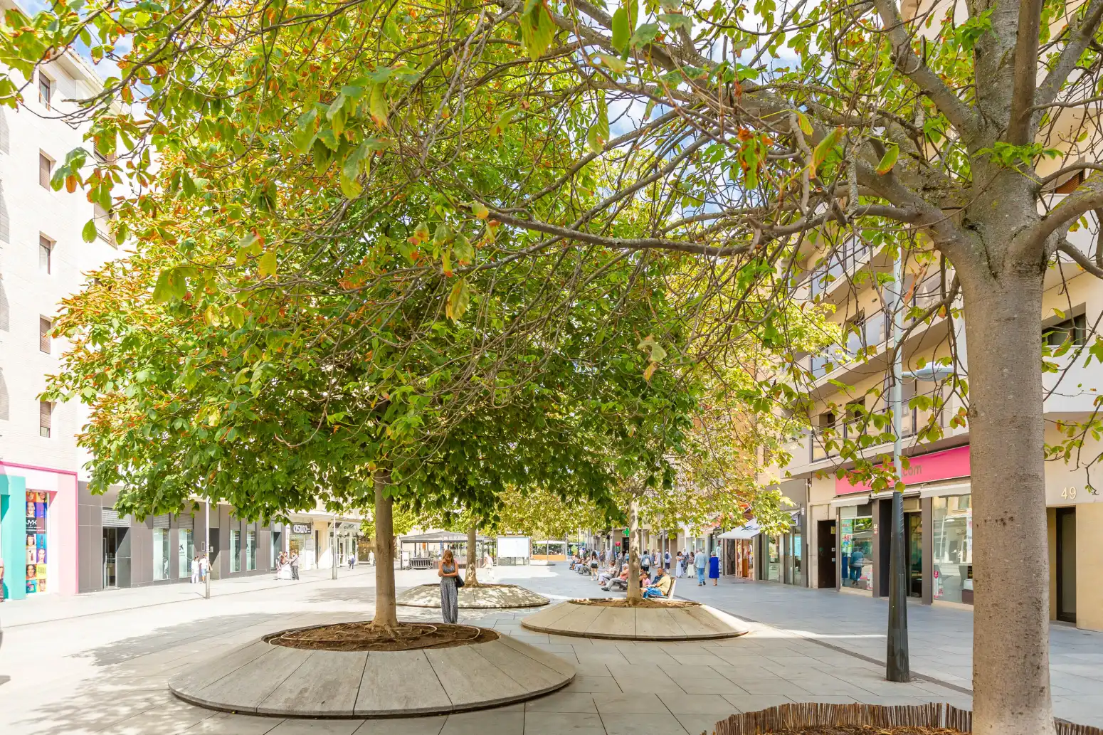Vista exterior de Piso en venta en  Pamplona / Iruña con Parquet y Balcón