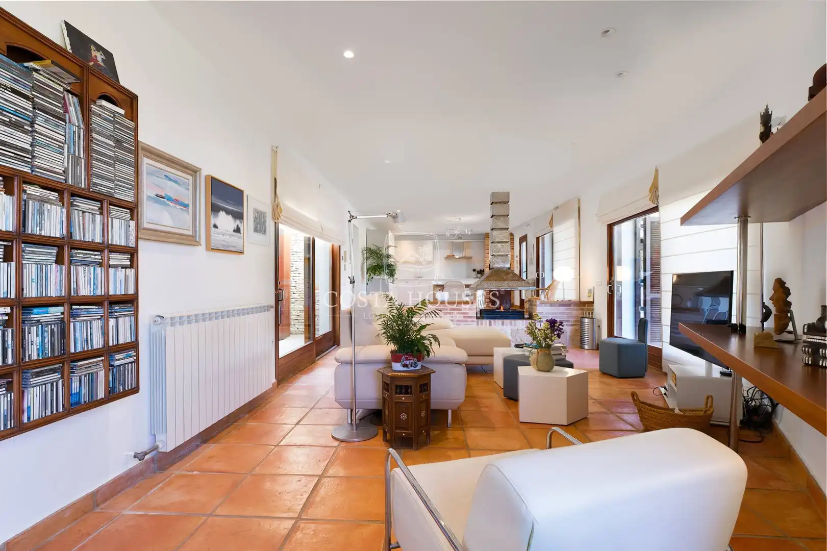 Sala d'estar de Casa o xalet en venda en Jávea / Xàbia amb Aire condicionat, Jardí privat i Terrassa