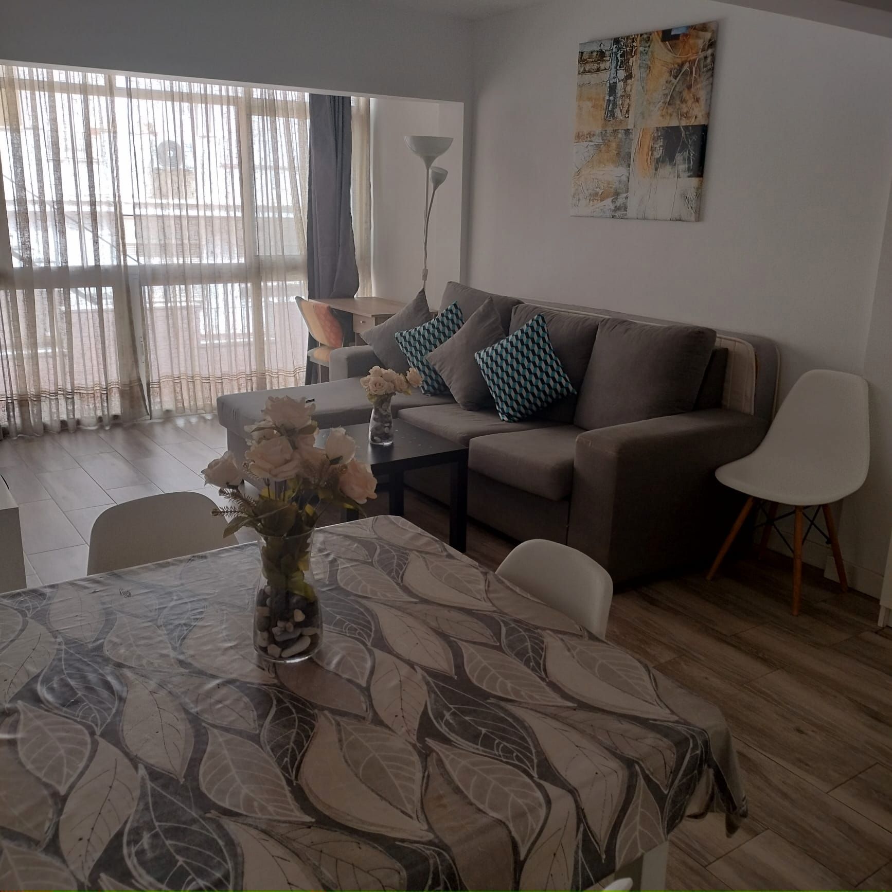 Living room of Flat to rent in Málaga Capital  with Air Conditioner, Furnished and Oven