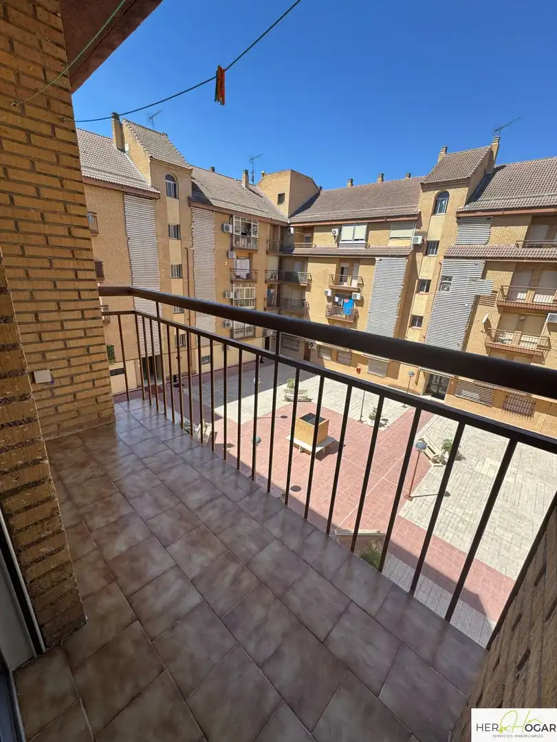 Terrasse von Wohnung zur Miete in Toledo mit Klimaanlage, Heizung und Parkett