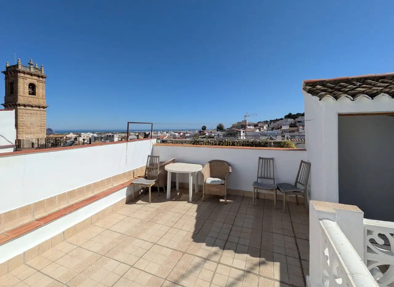Terraza de Casa adosada en venta en Alicante / Alacant con Calefacción