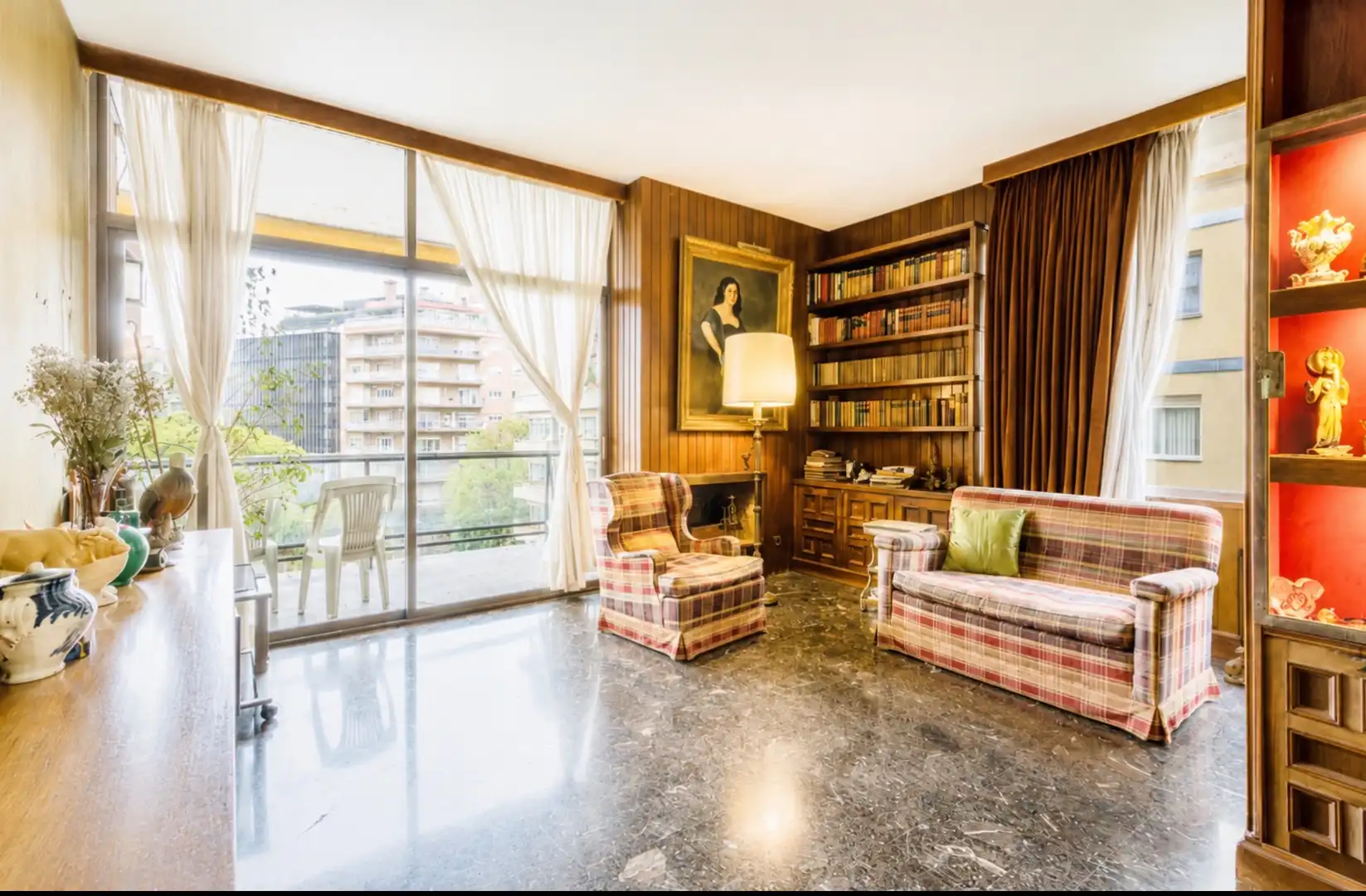 Sala d'estar de Pis en venda en Barcelona amb Terrassa