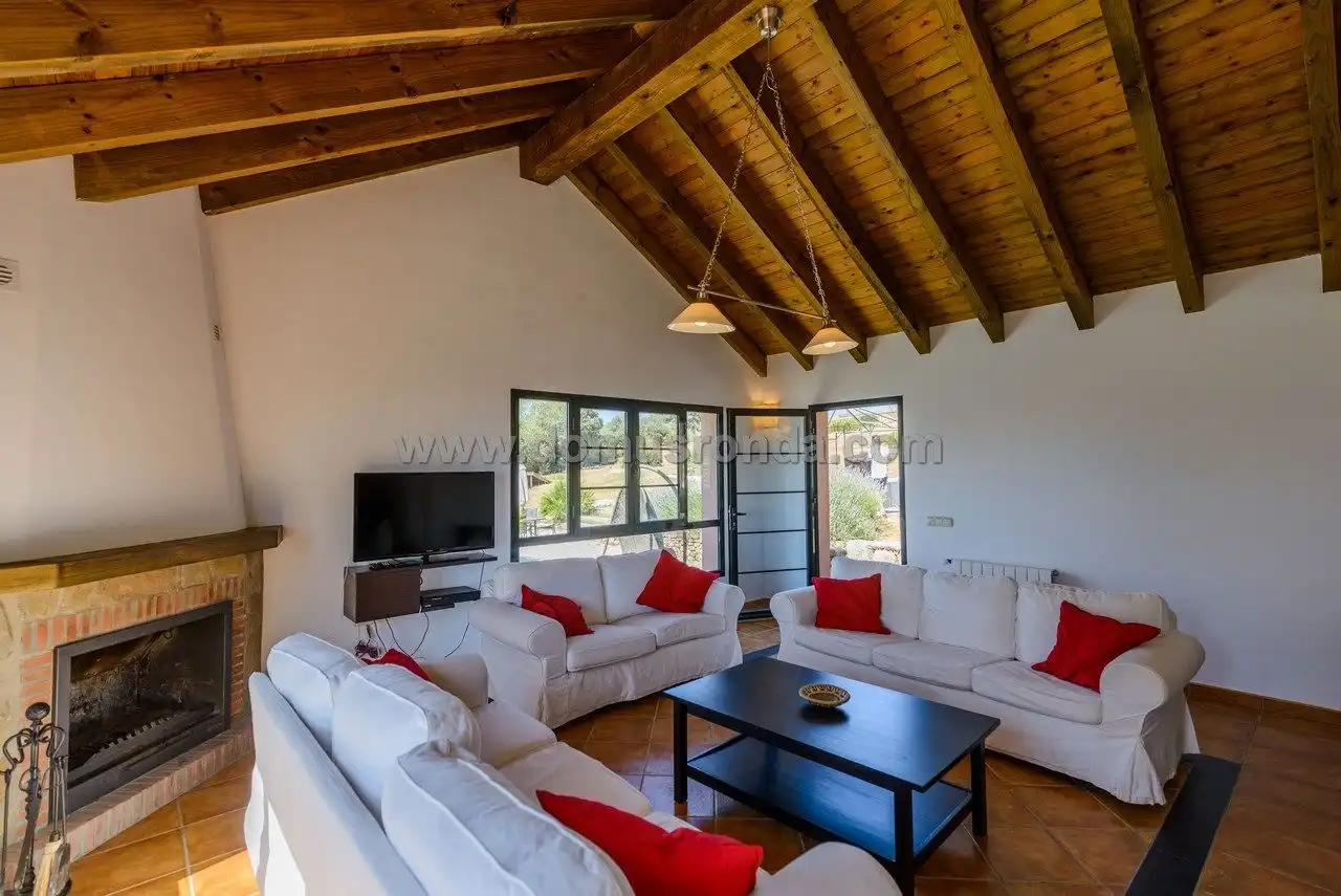 Sala de estar de Casa o chalet en venta en Montecorto con Aire acondicionado y Terraza