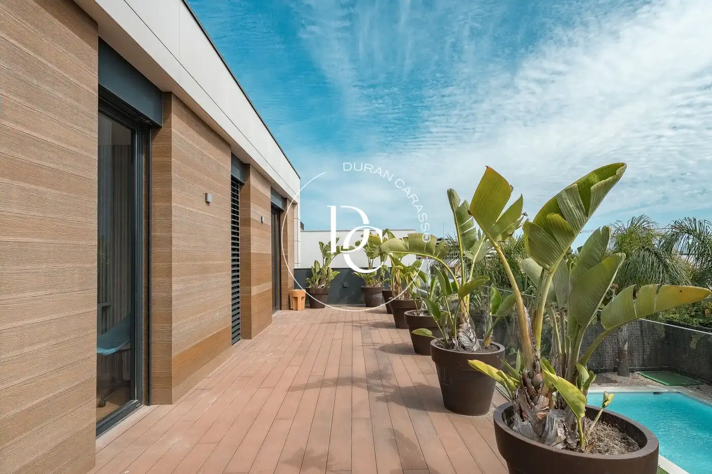 Terraza de Casa o chalet de alquiler en Sitges con Aire acondicionado, Calefacción y Jardín privado