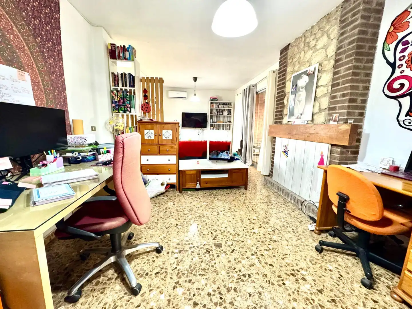 Living room of Houses for sale in Murcia  with Air Conditioner, Private garden and Terrace