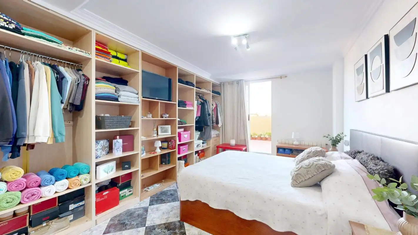 Schlafzimmer von Dachboden zum Verkauf in Foios mit Klimaanlage, Heizung und Terrasse