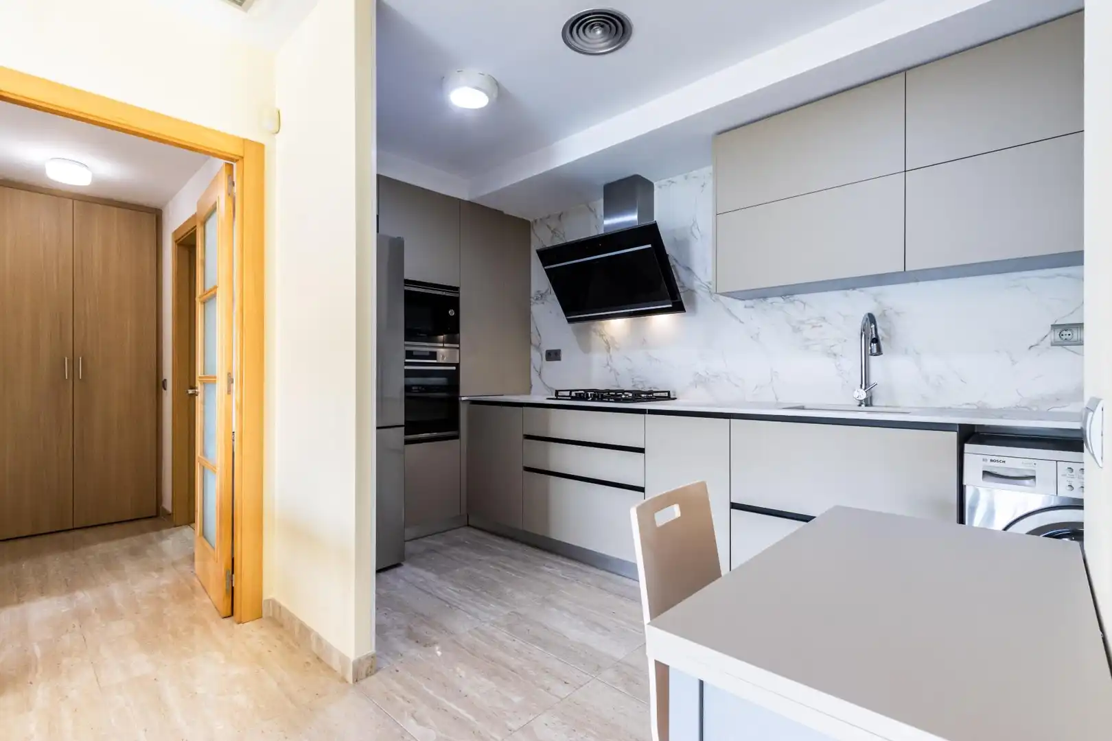 Cocina de Piso en venta en Sabadell con Aire acondicionado, Calefacción y Terraza