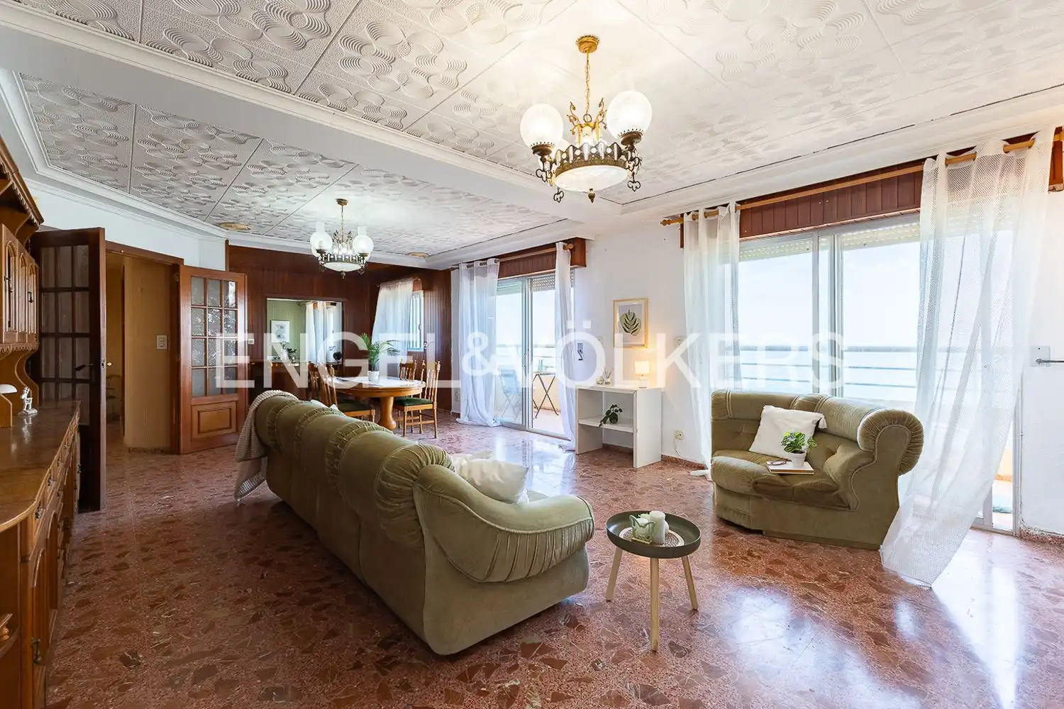 Living room of Attic for sale in Sueca  with Heating, Terrace and Storage room