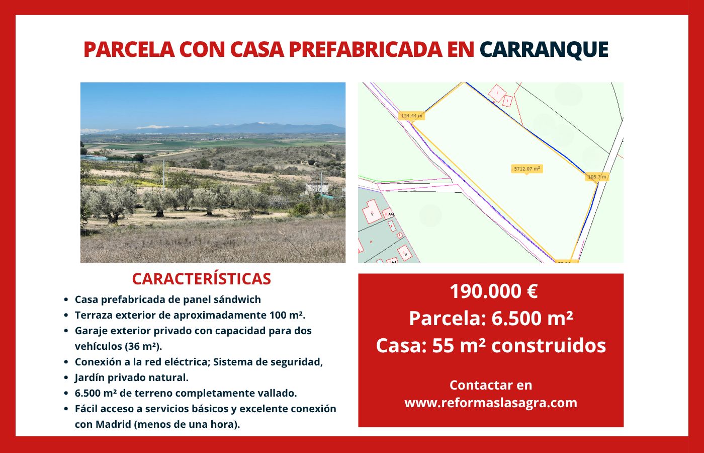 House or chalet for sale in Casarrubuelos  with Private garden, Parquet flooring and Terrace