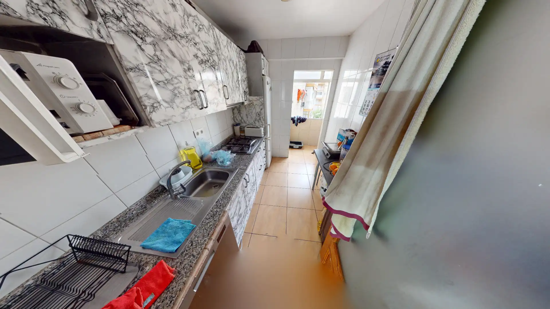 Cocina de Piso en venta en Alicante / Alacant con Amueblado, Horno y Lavadora