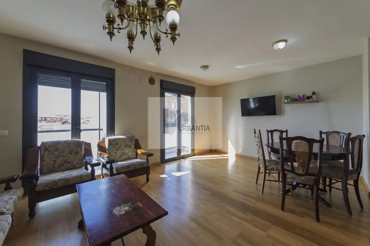 Living room of Flat for sale in Larraga  with Heating, Parquet flooring and Terrace