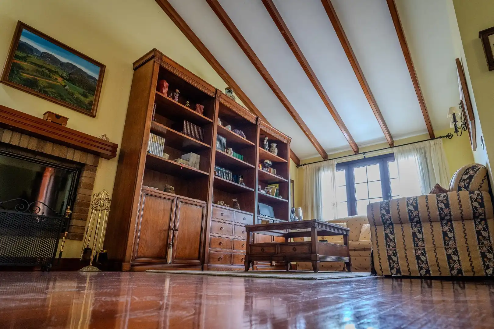 Sala de estar de Casa o chalet en venta en Vega de San Mateo con Aire acondicionado, Calefacción y Jardín privado