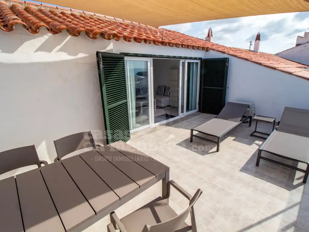 Terrace of Apartments for sale in Sant Lluís  with Air Conditioner, Private garden and Terrace