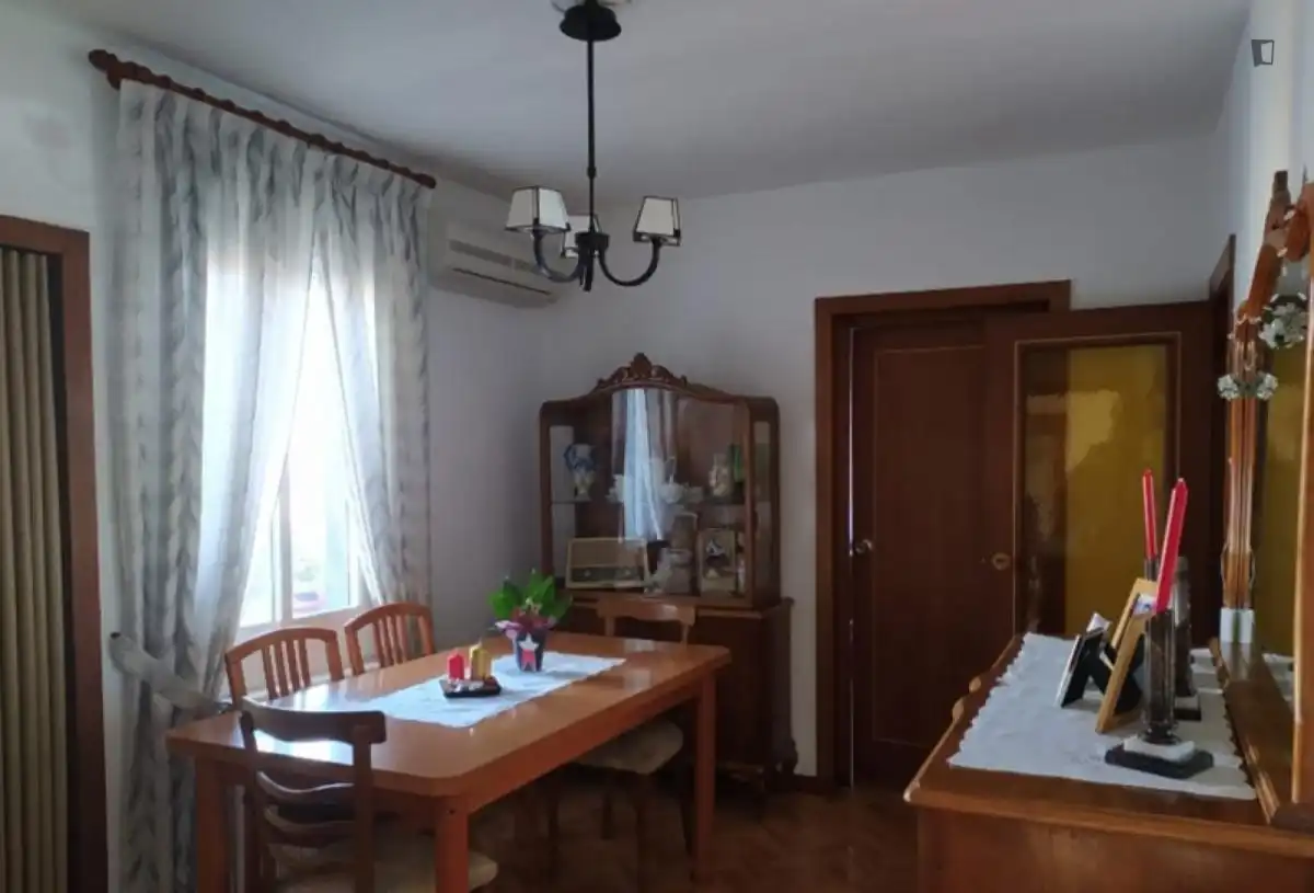 Comedor de Apartamento para compartir en Madrid con Aire acondicionado, Calefacción y Amueblado