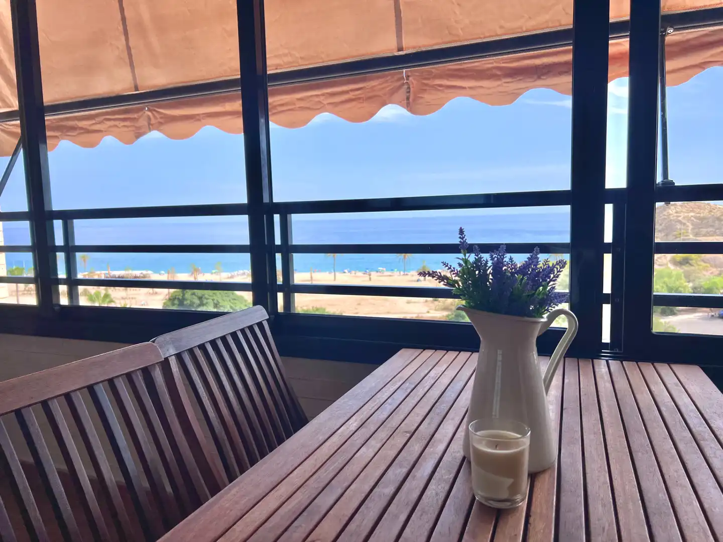Flat for rent in Villajoyosa / La Vila Joiosa  with Air Conditioner, Private garden and Terrace