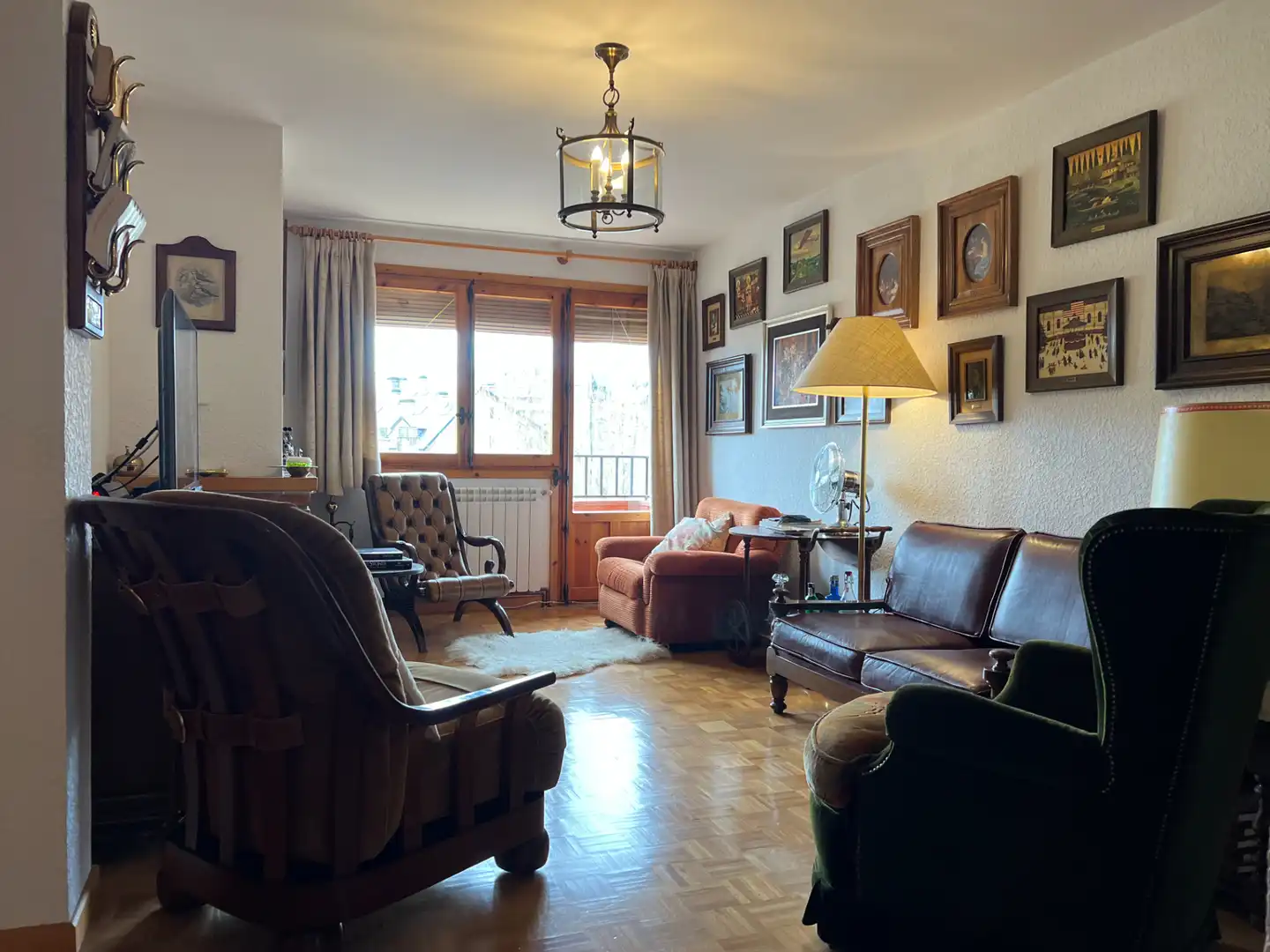 Living room of Attic for sale in Jaca  with Terrace and Community pool