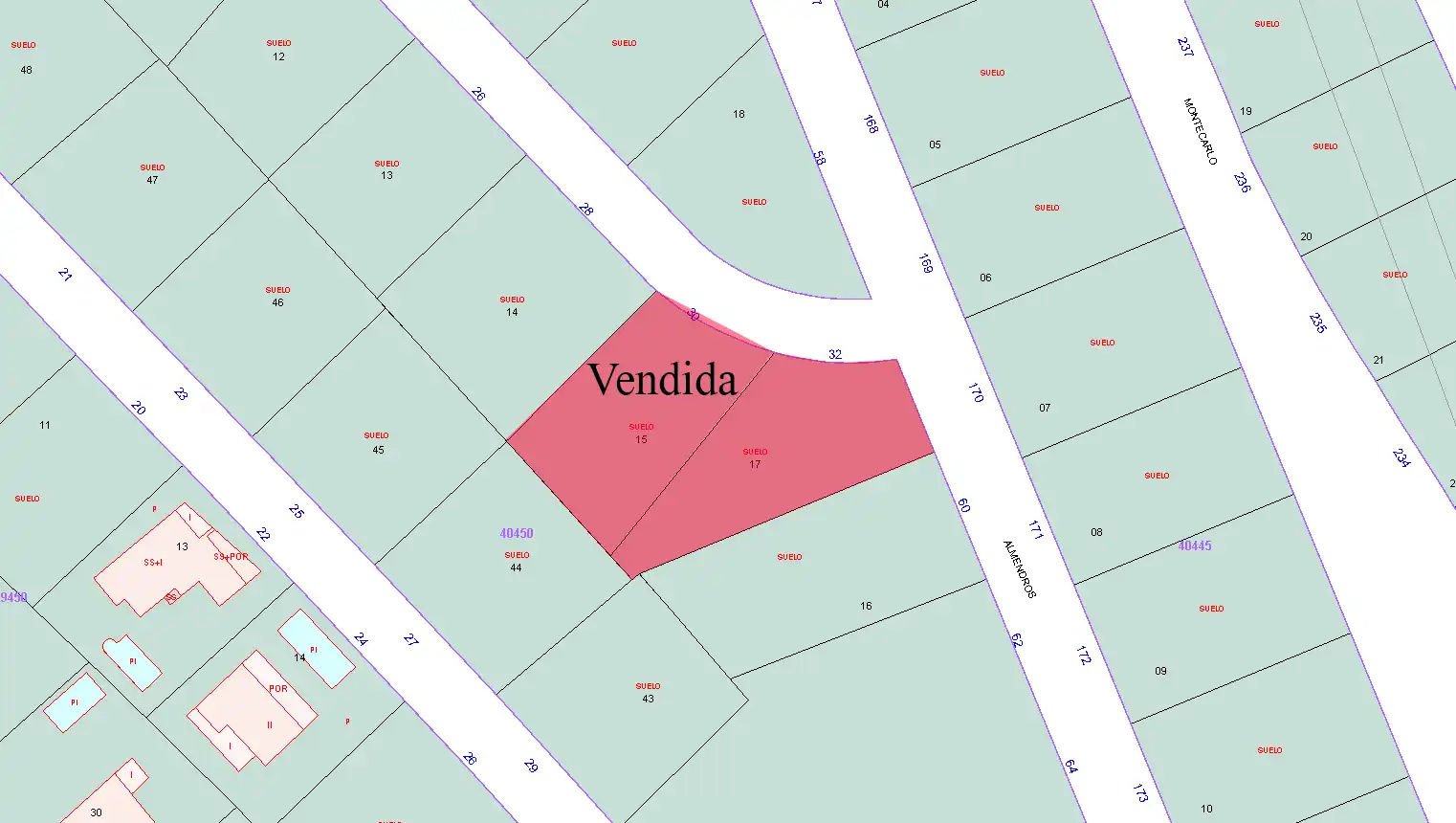 Terreny residencial en venda a Calle Tirso de Molina 30