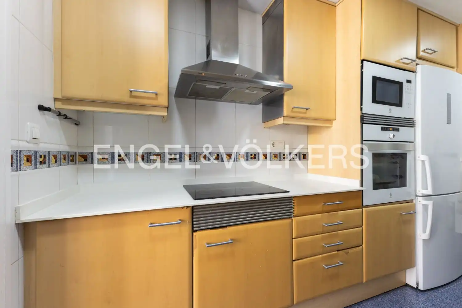 Cocina de Piso de alquiler en Valencia con Aire acondicionado, Calefacción y Parquet
