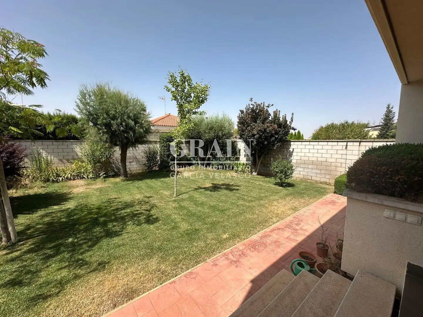 Jardí de Casa adosada en venda en Albacete amb Calefacció, Jardí privat i Terrassa