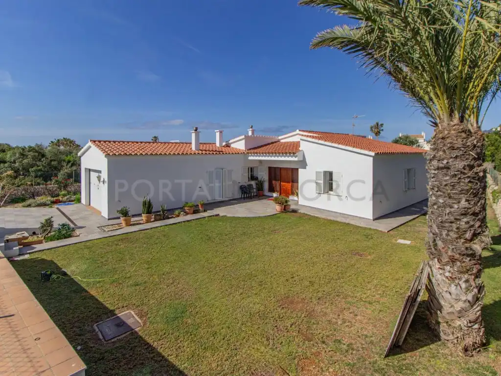 Exterior view of Houses for sale in Maó - Mahón  with Heating, Private garden and Terrace