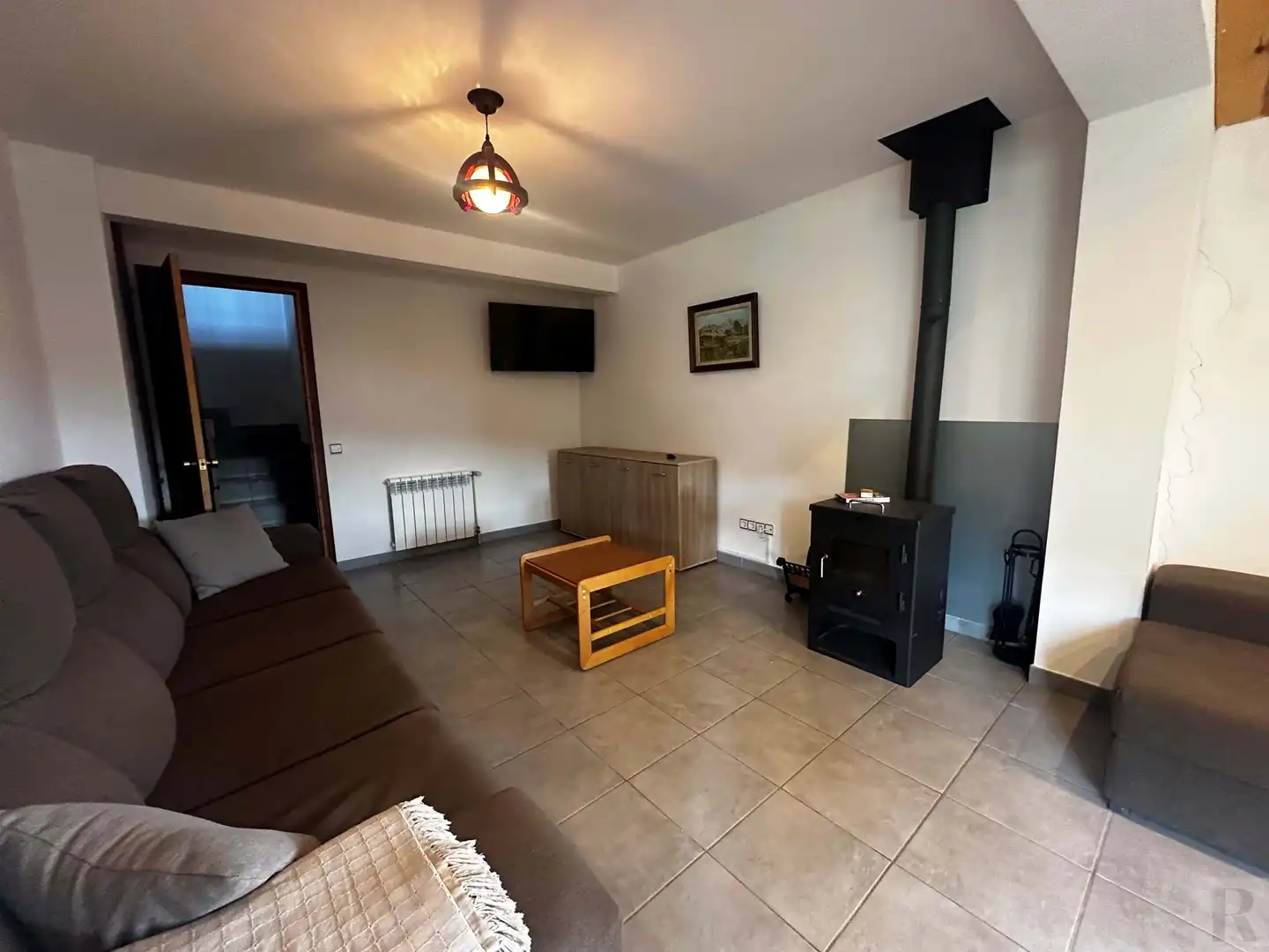 Wohnzimmer von Einfamilien-Reihenhaus zur Miete in Vallcebre mit Heizung und Terrasse