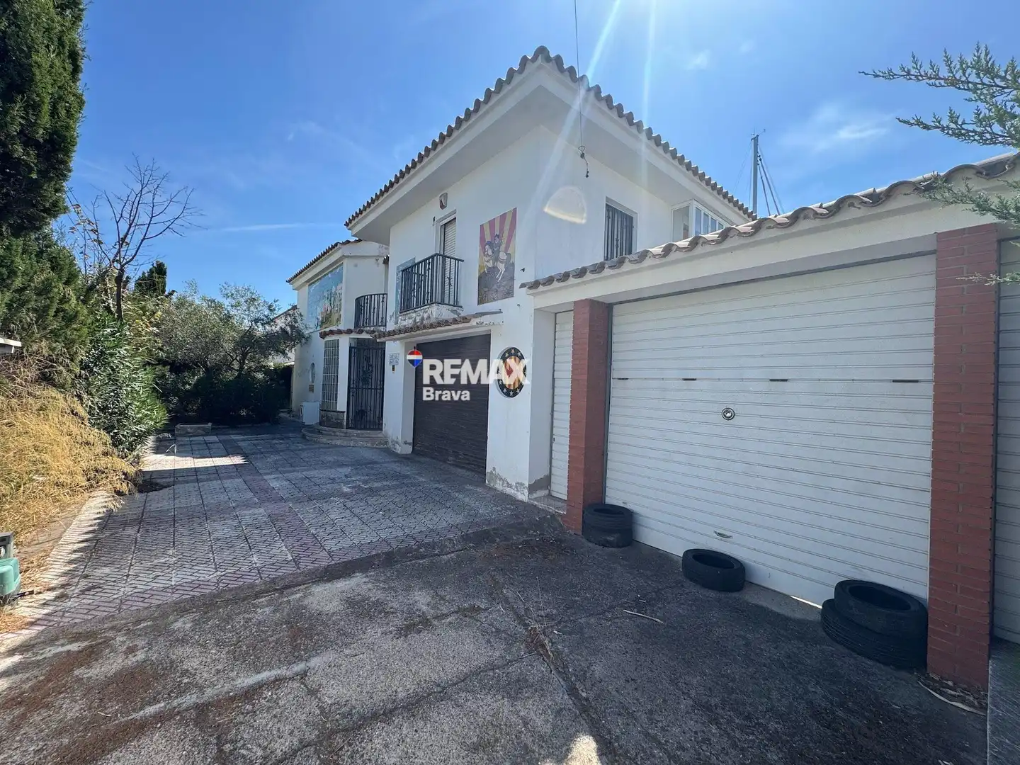 Exterior view of Houses for sale in Roses  with Terrace and Swimming Pool