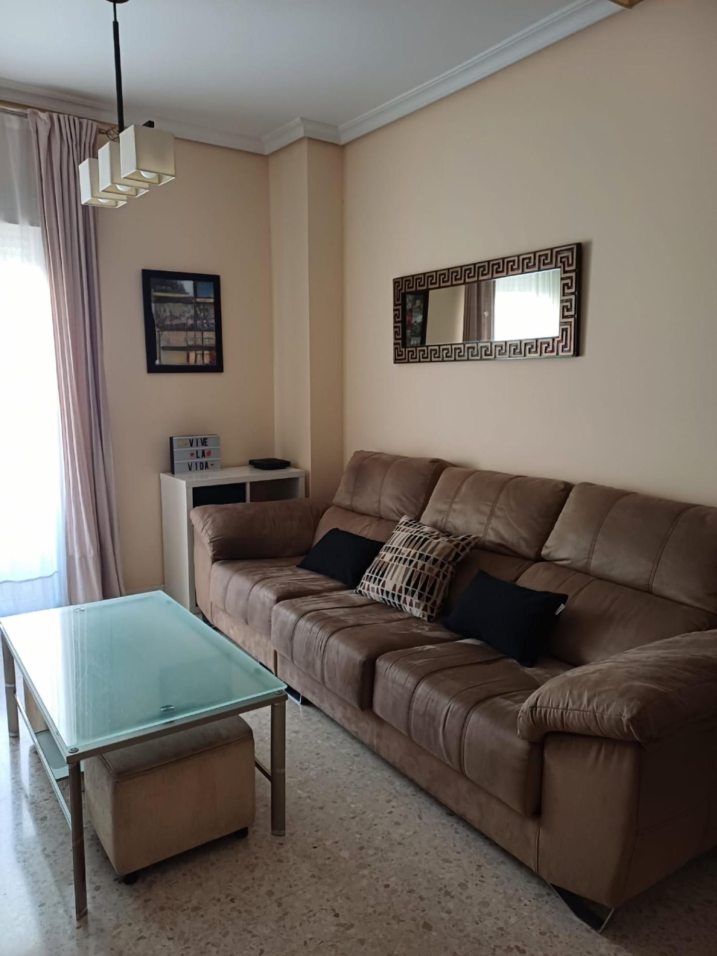 Sala de estar de Piso en venta en  Sevilla Capital con Aire acondicionado, Terraza y Balcón