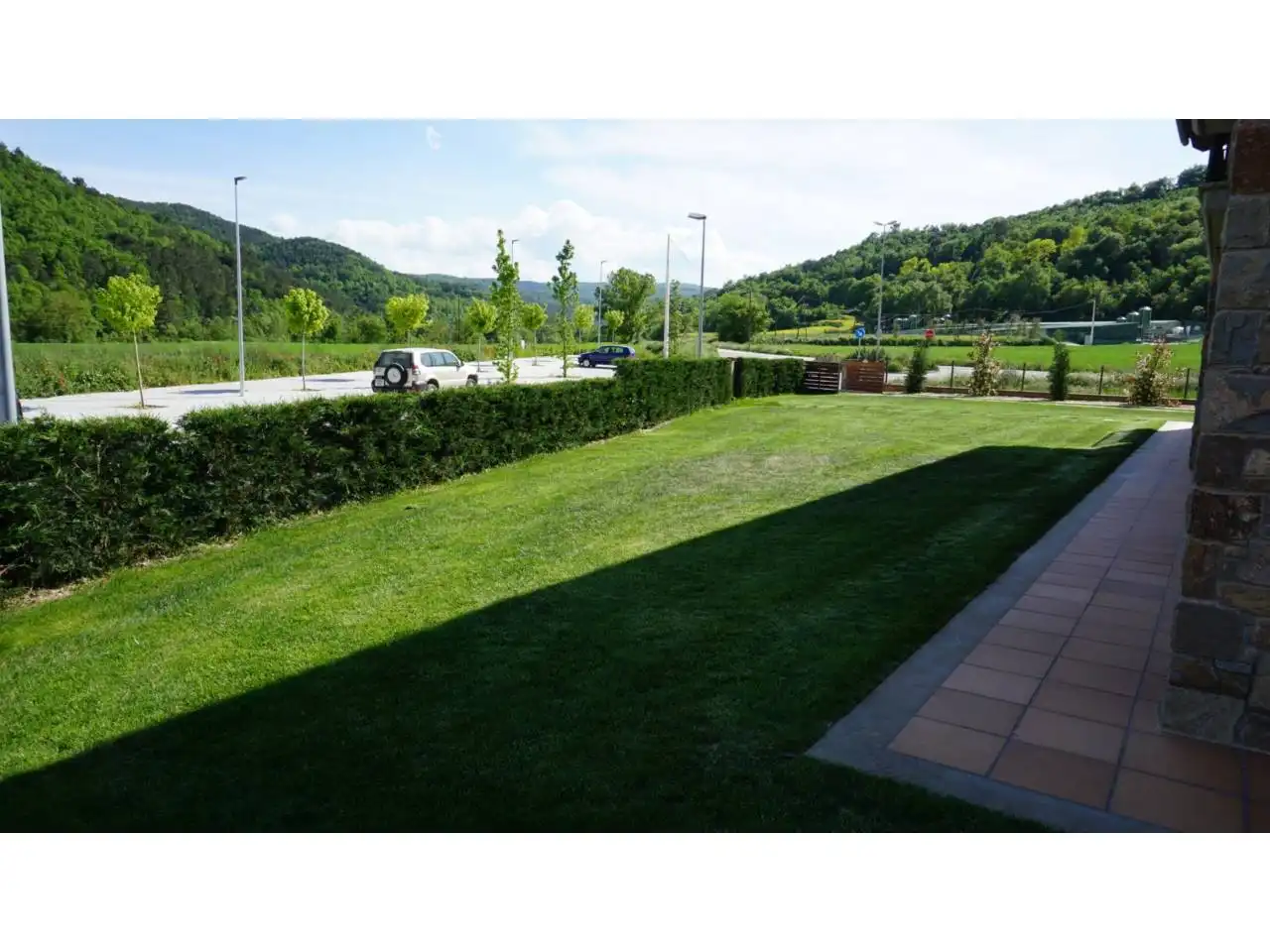Terrassa de Casa adosada de lloguer en Santa Eulàlia de Riuprimer amb Calefacció, Jardí privat i Terrassa