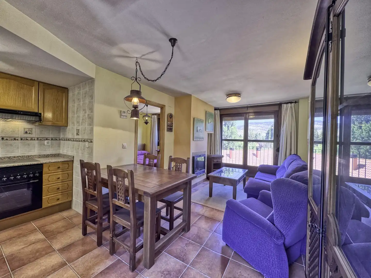 Sala de estar de Piso en venta en Alcalá de la Selva con Calefacción