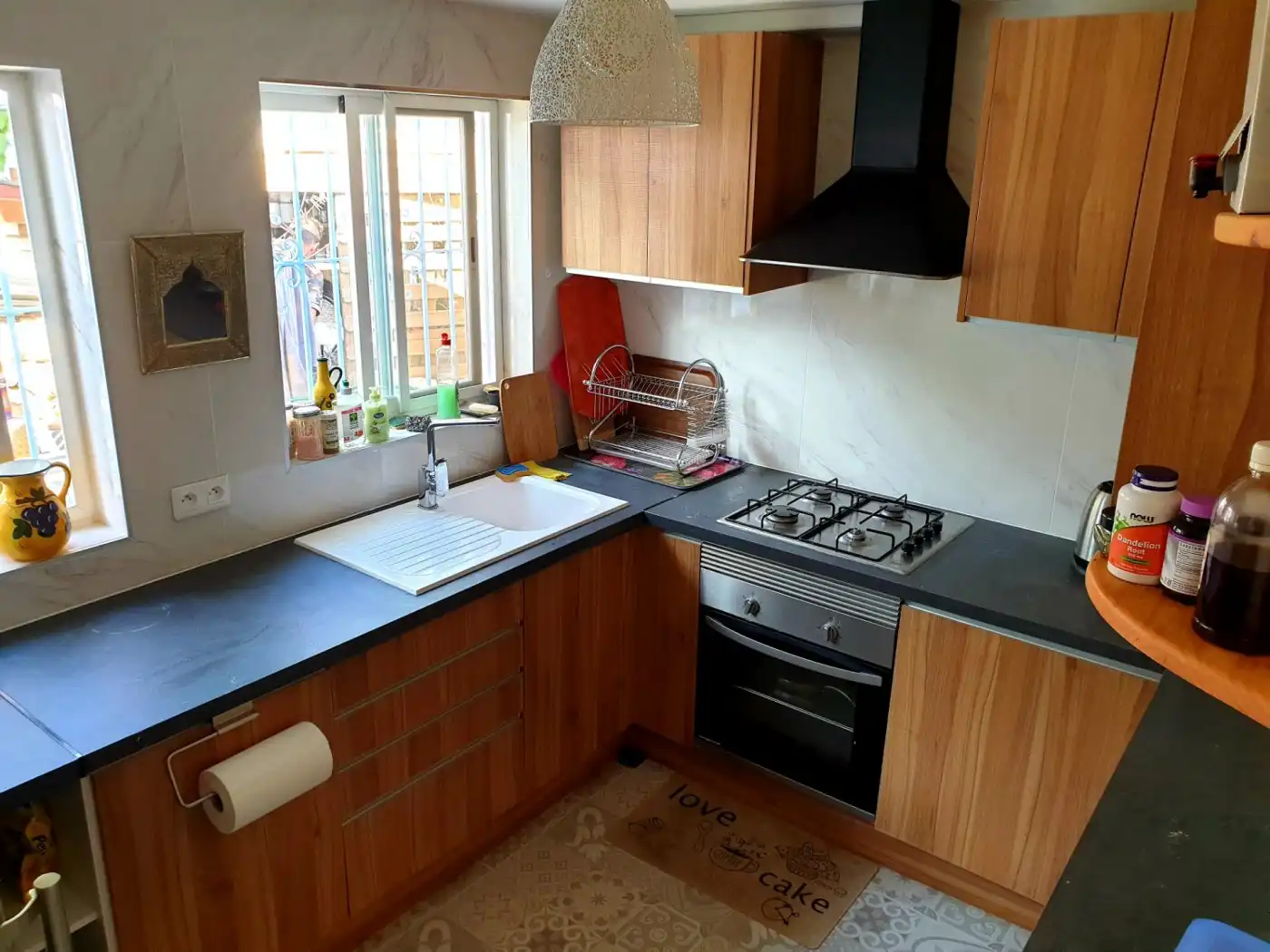 Kitchen of Houses for sale in Calpe / Calp  with Air Conditioner, Heating and Private garden