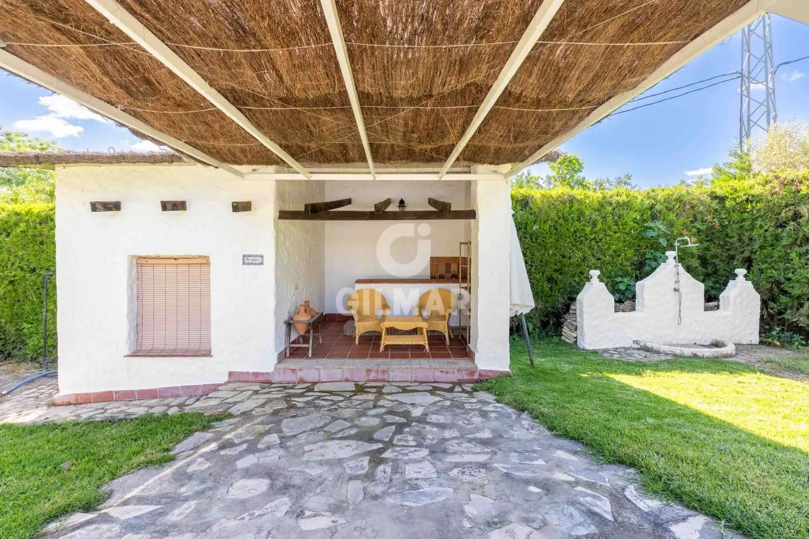 Garden of Houses for sale in Villamartín  with Heating, Private garden and Swimming Pool