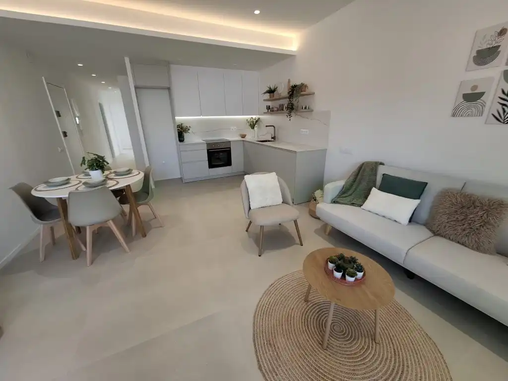 Sala de estar de Piso en venta en Pineda de Mar con Aire acondicionado