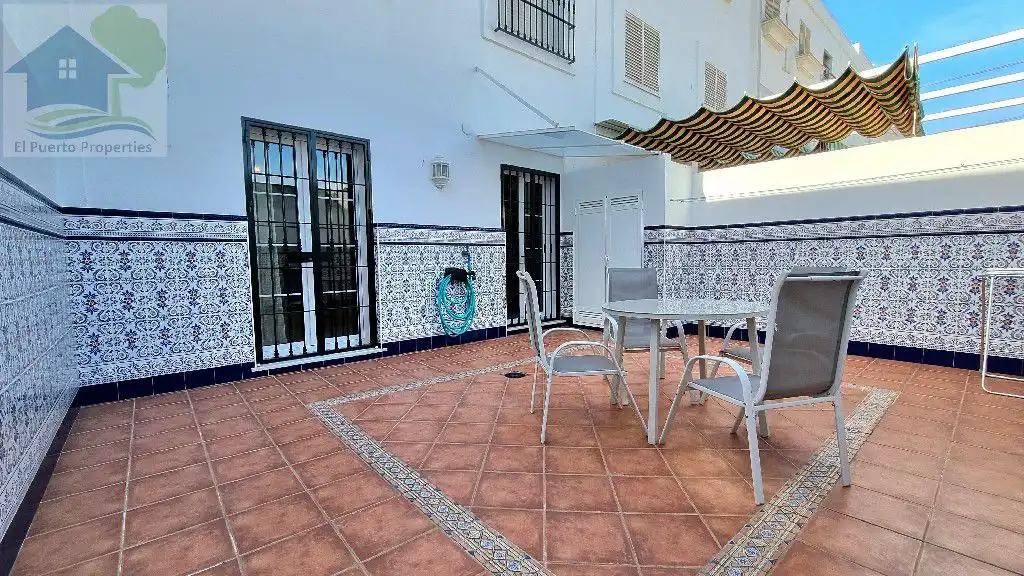 Terraza de Casa o chalet de alquiler en El Puerto de Santa María con Aire acondicionado, Calefacción y Terraza